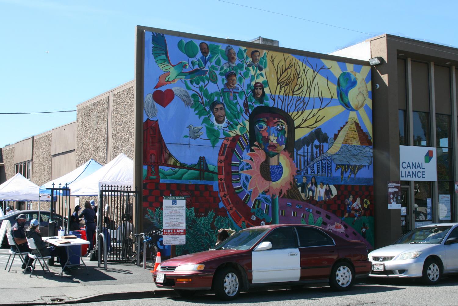 Community Conversation around Breonna Taylor Chalk Mural - San Rafael