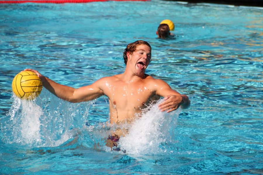 “As a goalie, I am the last line of defense. I love blocking shots. I started playing water polo for my love of being in the water. After getting burnt out from swimming, water polo seemed to be the best fit for me.” -- Charlie Mills (#1A), junior (pictured)
