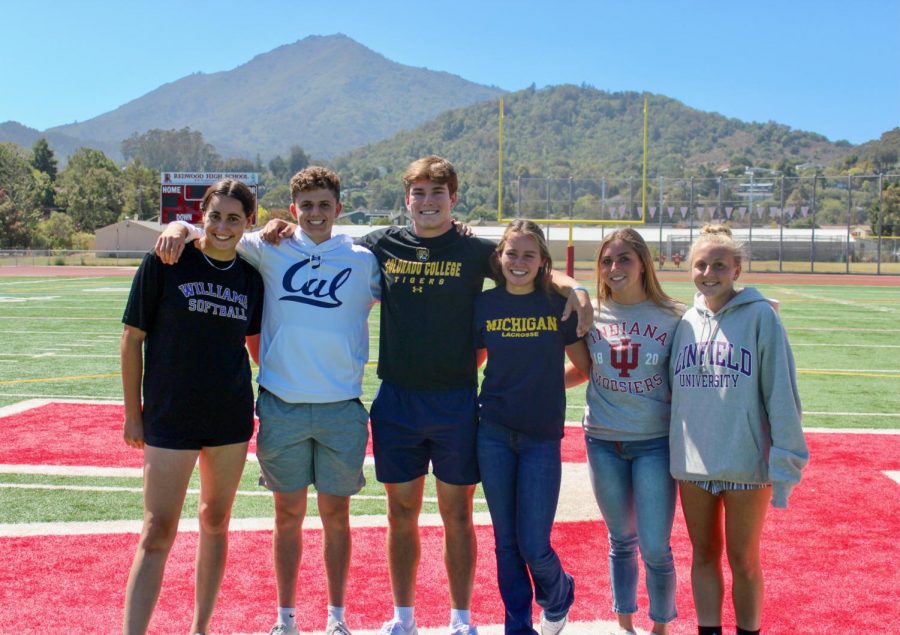 Working hard helped these six athletes reach their college aspirations.