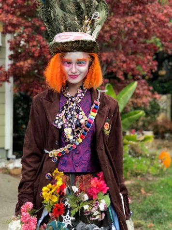 Senior Elena Wangs costumes steal the spooky spotlight