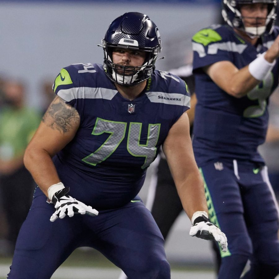 Standing at 6 feet 6 inches tall and weighing 316 pounds, Redwood alum Jake Curhan made the Seattle Seahawks’ roster on Aug. 31 and is now diligently working towards becoming a starter.
