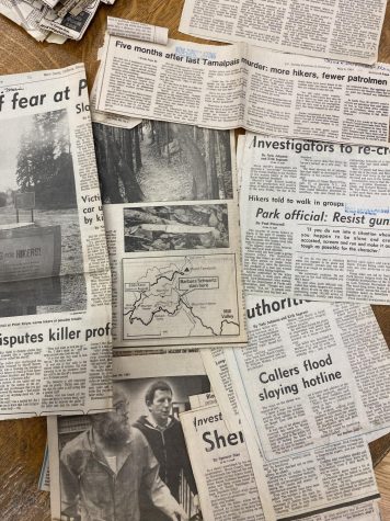 Archived clippings from the Mill Valley Public Library reveal the chaos and fear that was caused by the Trailside Killer 
