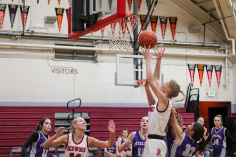 Girls’ varsity basketball takes charge throughout, beats Petaluma to secure first victory