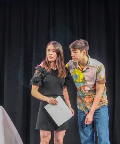 Senior Clavin Isotalo and junior Siena Lester acting as ‘Jack and Jill’, deliver a hilarious performance, as they both grieve the loss of a husband and a friend in nontraditional ways. 
