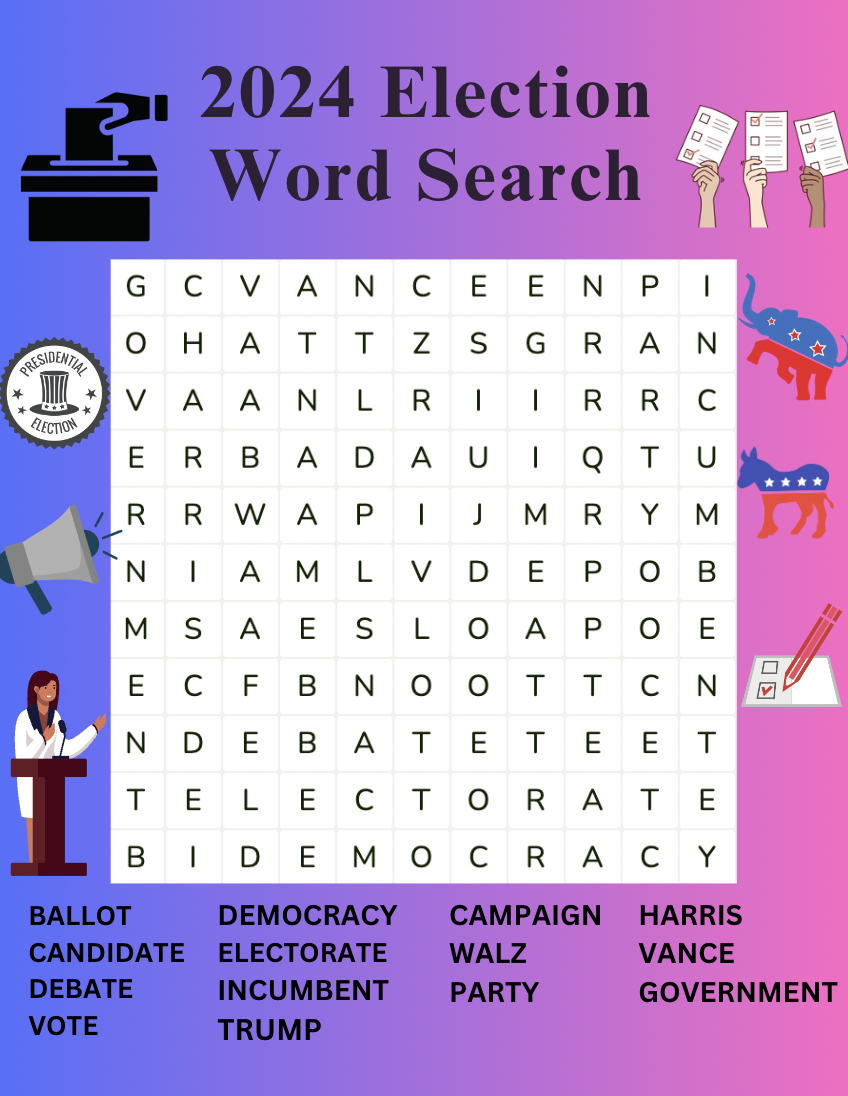 2024 Election Word Search