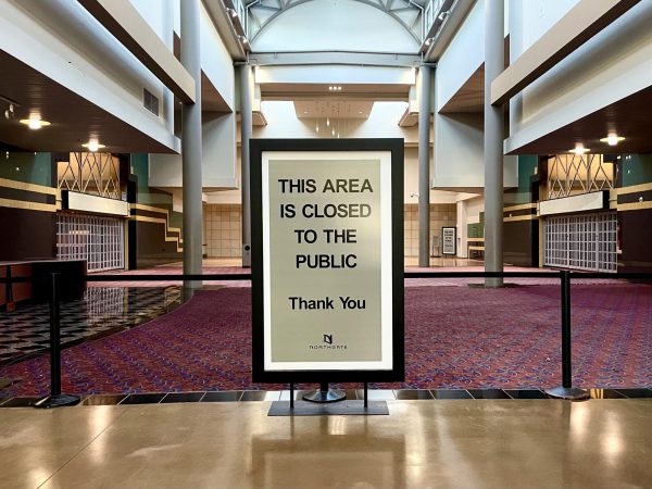 Cinemark Century Northgate in San Rafael closed its doors the weekend of November 9. The area is now blocked off from the public.
