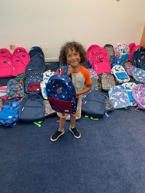 Adopt-A-Family Marin's backpack program is a way to supply necessities to those who need them.  