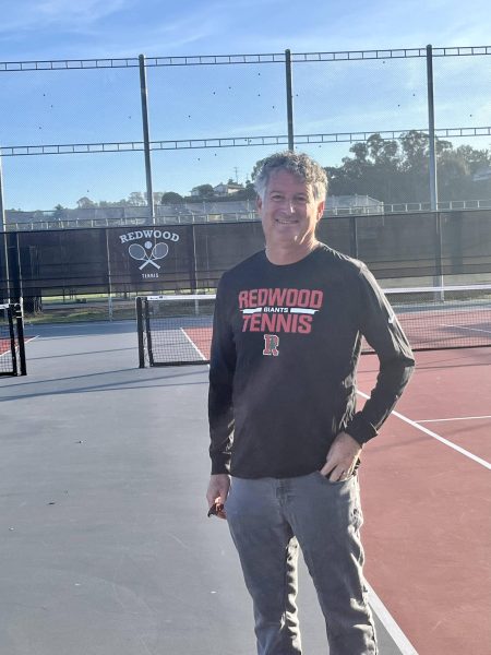 Yoots CEO and Founder, Craig Flax, also works as the Redwood boys’ tennis coach.