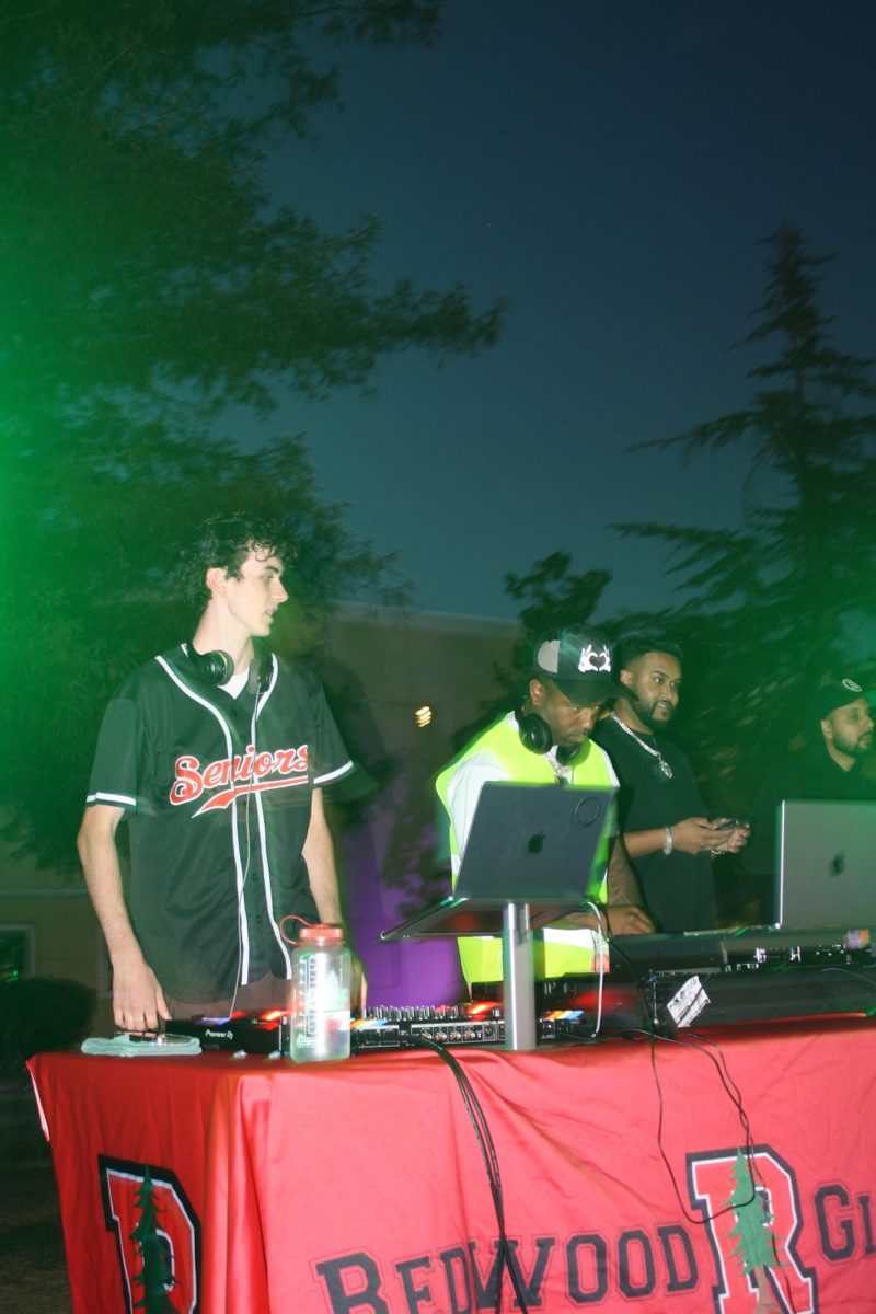 Senior Theo Pearcy, who goes by "DJ Cherry," plays music at the BTSD. 