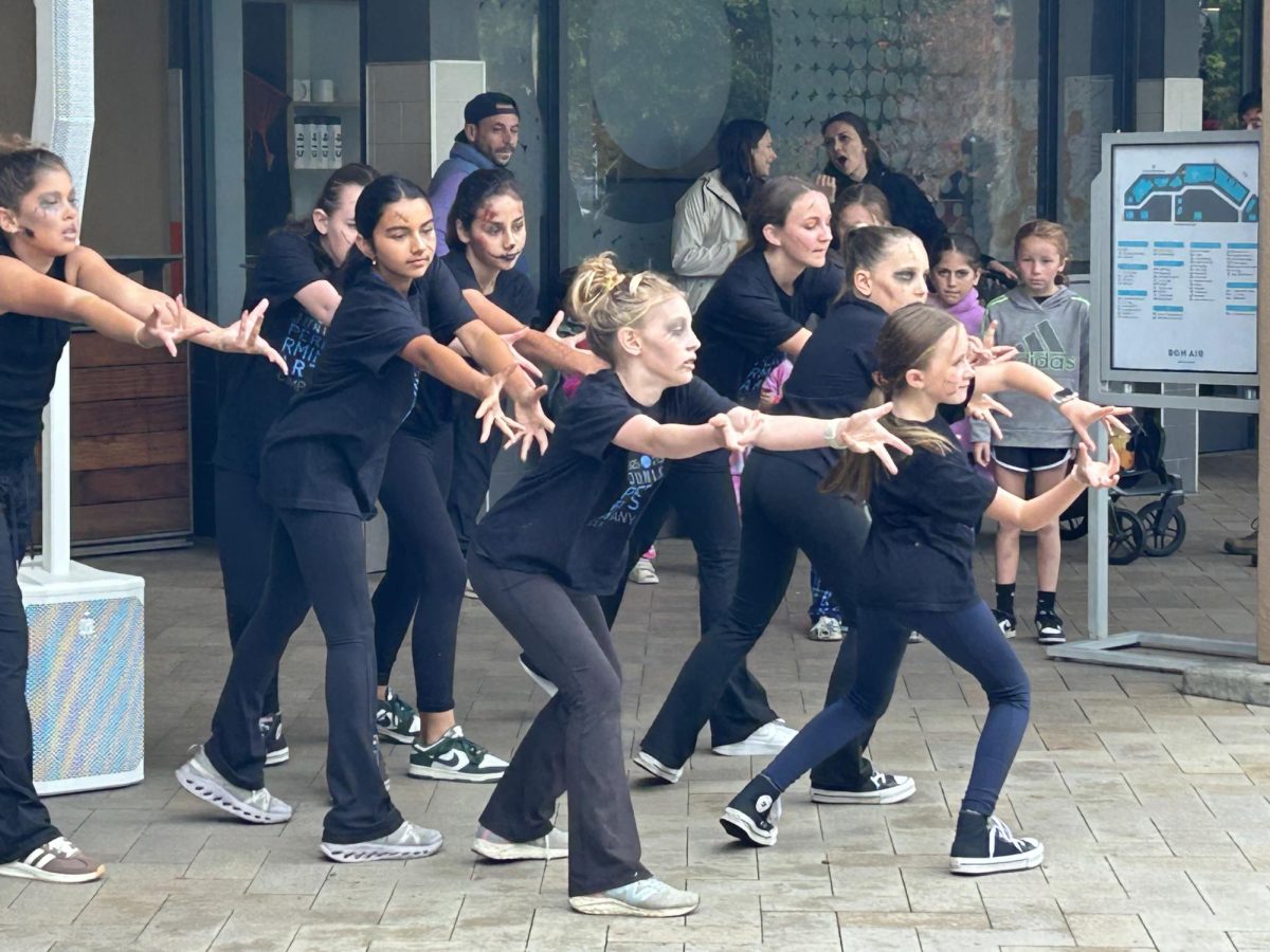 Dance with E.N.A., a local Bon Air dance group, performed at the shopping center’s Halloween event to Thriller.