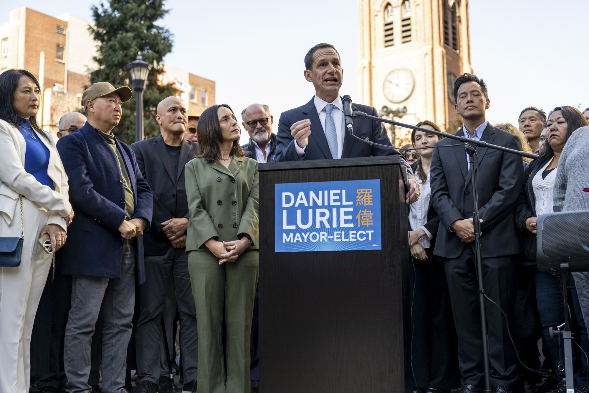 “Come to the city, talk it up, stay positive and get involved,” Lurie said. “This is your city too. You have the power to help San Francisco rise again and lead the Bay Area into a brighter, more inclusive future.”
(Photo courtesy of Beth LeBerge/KQED)