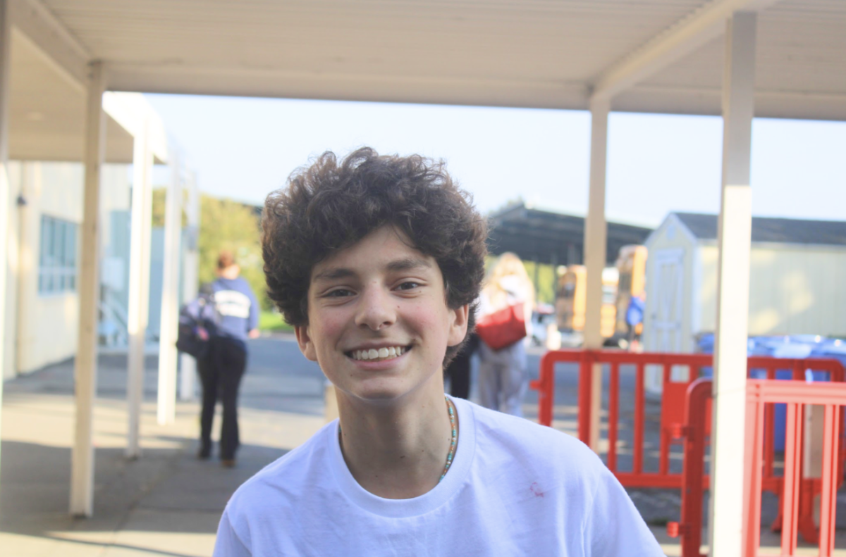 “My New Year’s resolution is to not go on social media as much, and to not care what other people think about me and live my life," freshman Ian Claire said.