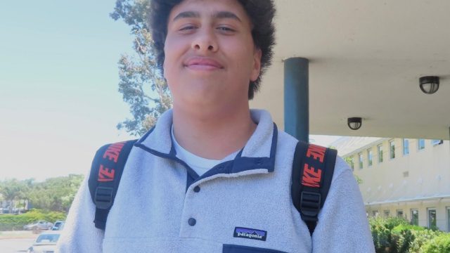 Davi Leite, sophomore: “That I’m always fun to be around and that I’m funny because I like to be known as someone who’s funny.”